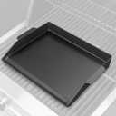 Griddle for Gas Grill, 23" X 16" Universal Cast Iron Griddle Insert for Weber Nexgrill Gas Stove Flat Top Charcoal Electric Grill Plate Outdoor Cooking Pan Camping Teppanyaki BBQ Accessory