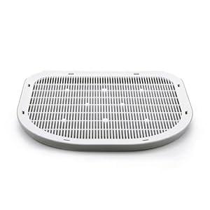 Cat Litter Mat Litter Trapping Mat, 19.29"×14.96", Double-layer Cat Litter Box Mat for Floor, XL Litter Matt for Kitty, Mat Catcher, Waterproof, Washable, Easy Clean, Less Waste(Grey)