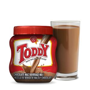 Toddy Chocolate Powder Drink Mix Breakfast Shake with Vitamins and Proteins for Kids & Adults Hot & Cold Beverage, BB Date 10/09/2025