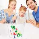 DIY Kites for Kids Kite Making Kit Bulk, Decorating Coloring Kite Party Pack,White Diamond Kite Kits