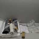 RORIANO Rustic Farmhouse Table Lamps for Living Room Bedroom, Vintage Bedside Lamp with Dual USB Port, Antique White Resin Retro Nightstand Lamps with Night Light, Bulbs Include (1 Pack-Wash White)