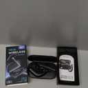 COTOE Bluetooth Headset V5.3, Wireless Earpiece with 500mAh Charging Case 72 Hrs Talking Time Hand-Free Headphones with Noise Canceling Mic for Office/Driving/Business/Trucker,Black