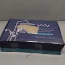 Veken 10" Luxurious All Metal Rain Shower Head with Handheld, High Pressure Rainfall Shower Heads wih Extension Arm, Wide Dual Showerhead with Spray Combo, Bathroom Accessories, Chrome, Silver