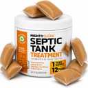 Septic Tank Treatment - 12 Pods, 1 Year Supply - RV Toilet Treatment - Dissolvable Septic Tank Treatment Pods with Natural Bacteria and Enzymes for Effective Septic Treatment - Eco-Friendly Solution