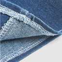 Floerns Women's Y2k Denim Halter Tops Backless Sleeveless Zipper Club Jean Crop Top (Blue, L)