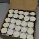 Soy Tea Lights Candles 100 Pack,4 Hours Long Burning-Natural Soy Wax Tealights Candles,Paraffin-Free,Unscented,Clean Burn Tea Lights Votive Candle Bulk for Weddings,Dinner