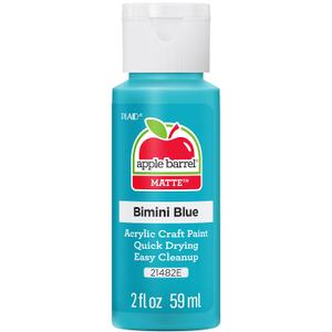 2 x Apple Barrel Acrylic Paint in Assorted Colors (2 oz), 21482, Bimini Blue
