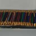 Aozora Pens Bulk 100 Pack Retractable Pens Ballpoint Smooth Writing Pen Click Bulk No Bleed Medium Point 1.0 mm Box of Pen (Classic-A)