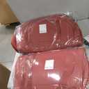 TIEHESYT Martha Red Car Seat Covers Front Pair, Breathable Leather Automotive Front Seat Covers for Comfortable Driving, Universal Auto Interior Fit for Most Kinds of Vehicles, SUV, Trucks, Sedans