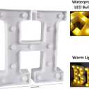 155 Bulbs Happy Birthday LED Marquee Light Up Letters Sign (Large Size)