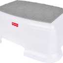 Fisher-Price Toddler Step Stool Non-Slip Textured Top, Wide Stable Base, Lightweight Potty Training Boost for Kids, Bathroom & Sink Stool for Toddlers