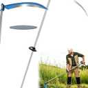 27" Scythe for Grass Cutting with 27" Steel Blade & 62" Handle