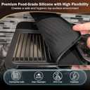 Silicone Top Mat Compatible with Ninja Luxe Caf Espresso Machine ES601 & ES701, Non-Slip Waterproof Heat-Resistant Cover, Food-Grade Counter Protector, Easy to Clean Coffee Maker Accessory