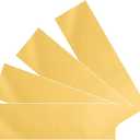 4 Sets Stainless Steel Door Kick Plate for Interior and Exterior Doors 6 x 34 fits 36 Front or Back Door - Door Kick Plates - Commercial Hardware adds Door Security in Satin Brass Finish