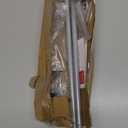 Silver Curtain Rods for Windows 28 to 48 inch, 5/8 inch Adjustable Wrap Around Blackout Curtain Rods for Bedroom & Outdoor