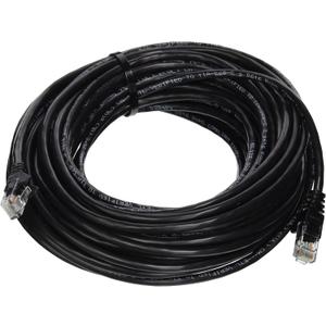 50FT CAT5E Black Snagless Patch Cord Taa