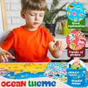 4 Set Reusable Sticker Book for Toddler Age 3-4, Quiet Sticker Books, Activity Books for Kids Ages 2+ Boy Girl Birthday Gifts