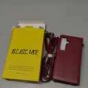 Wallet Case for Samsung Galaxy S24 with Card Holder/Crossbody Wallet/Strap| RFID Blocking | Magnetic | Kickstand | Detachable | PU Leather Phone Case for Galaxy S24,6.2 in,Wine Red