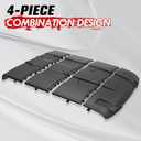HAKA TOUGH Sport Roof Top for Polaris Ranger Crew XP 1000 900 2015-2023, Ranger Crew 900, 4-Piece Combined Poly Crew Hard Roof Accessories, Replace OEM # 2889223, 4 Seater, Black