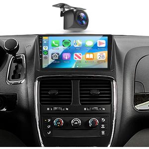 4+64G Car Stereo Radio for Dodge Grand Caravan 2008-2020 Town & Country 2011-2016 Android Wireless CarPlay Android Auto,9" IPS BT5.0,GPS,WiFi,SWC,59UI,32EQ DSP+Backup Camera for Grand Caravan Radio