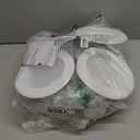 Feit Electric LED Downlight Retrofit Kit with Baffle Trim, 75W Equivalent, 5/6-Inch Dimmable Recessed Light, Adjustable White 2700K5000K, 90+ CRI, for Living, Bathroom, Dining & Kitchen Room (6 Count (Pack of 1))