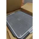 Puppy Potty Tray with Mesh – Dog Pee Pad Holder for Small Dogs & Puppies, Indoor Dog Potty Training Toilet, Plastic Leak-Proof Dog Potty Tray (Small - 20 x 16 in)