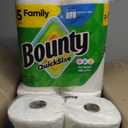 Bounty Paper Towels Quick Size, White, 16 Family Rolls = 40 Regular Rolls