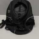 Pet Dog Carrier Backpack with Top and Side Windows, Small Dog Front Backpack Ventilated Mesh Dog Back Pack with Safety Belt for Travel Hiking Outdoor Adventures (Size M: 5-9 lbs, Black 2.0)