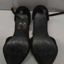 DREAM PAIRS Women's Oppointed-Lacey Pointed Toe Ankle Strap High Heel Stiletto Pumps Wedding Dress Shoes (7.5, Black/Nubuck)