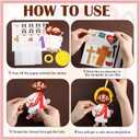 Frienda 48 Set Easter Jesus Loves You Craft Religious Craft Kit Make a Jesus Christian Ornament Stickers Bulk DIY Arts for Fun Easter Party Home Activities Decors