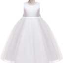 Jup'Elle Baby Girl Dresses Pageant Party Wedding Flower Girl Dress, 4Y