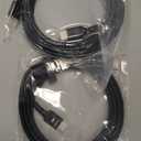 Highwings 8K HDMI 2.1 Cable 2-Pack 10FT, Slim Ultra High Speed HDMI Braided Cord-48Gbps,4K@120Hz 8K@60Hz, HDCP 2.2&2.3, Dynamic HDR,eARC,DTS:X,RTX 3090,Compatible with Roku TV/HDTV/PS5/Blu-ray (Black)