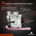 KVF360 Carburetor Compatible with 2003-2013 Kawasaki Prairie 360 KVF 360 KVF360A KVF360B KVF360C Carb Replace# 15003-1686