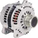Autoround 23100AU400 Alternator Compatible with Nissan Rogue 2008-2012/ X-Trail 2005-2006, 12V 110A 6-Groove Clutch Pulley Clockwise