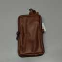 Bluome Small Crossbody Phone Purse for Women PU Leather Crossbody Handbag Wallets Shoulder Travel Bag with Headphone Jack (Brown)