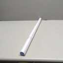 rabbitgoo Window Privacy Film, Frosted Glass Window Clings, Static Cling UV Heat Blocking Door Stickers for Home Bathroom, Removable Indoor Decal Coverings Day and Night, Pure, 23.6 x 78.7 Inches