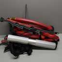 Saris Bones EX Car Trunk Bicycle Rack Carrier, Mounts 3 Bike, Red Sparkle- Durable, Rust-Free, Anti-Sway Straps, Fits Most Vehicles, Made in USA, Arc-Based Design, 100% Recyclable Materials
