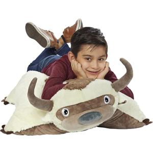 Pillow Pets 30 Jumboz Appa Stuffed Animal, Nickelodeon Avatar: The Last Airbender Plush Toy, white