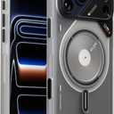 Aulumu A17 iPhone 17 Pro Max Magnetic Thermal Case | CoolHyper | with Camera Control | IMD Technology | Compatible with Magsafe | Touch Translucent White