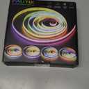 PAUTIX RGB Smart IC COB LED Strip Light Addressable 32.8ft/10m,UL-Listed 24V Color Flowing Strip Light Multicolor Flexible Tape Lights with APP Control/Music Mode,for TV,Bedroom,Party DIY Decoration