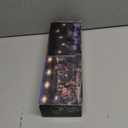 5 Pack Solar Starburst Sphere Lights, 200 LED Firework Light, 8 Modes Dimmable Waterproof Hanging Copper Wire Fairy Light for Patio Parties Halloween Christmas Decor (Warm White)