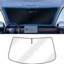 Canvcle Windshield Sun Shade for Lexus NX NX250 NX350 NX350h NX450h+ 2022-2025 2026 Accessories Upgraded Double-Layer Front Window Sunshade Cover Sun Protector Foldable Block UV Rays Keep Car Cool