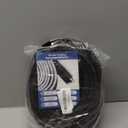 LSGCQ Kerf Weather Stripping Door Seal Strip 26 Ft Q Foam Door Weatherstrip Seal with Slot Card Slot Installation, Easy Cut to Size (Brown)