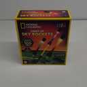 NATIONAL GEOGRAPHIC Air Rocket Toy  Ultimate LED Rocket Launcher for Kids, Jump and Launch The Light Up, Air Powered, Foam Tipped Rockets up to 100 Feet
