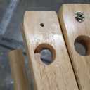 Solid Wood No Tool Assembly Collapsible Aesthetic Clothing Garment Rack