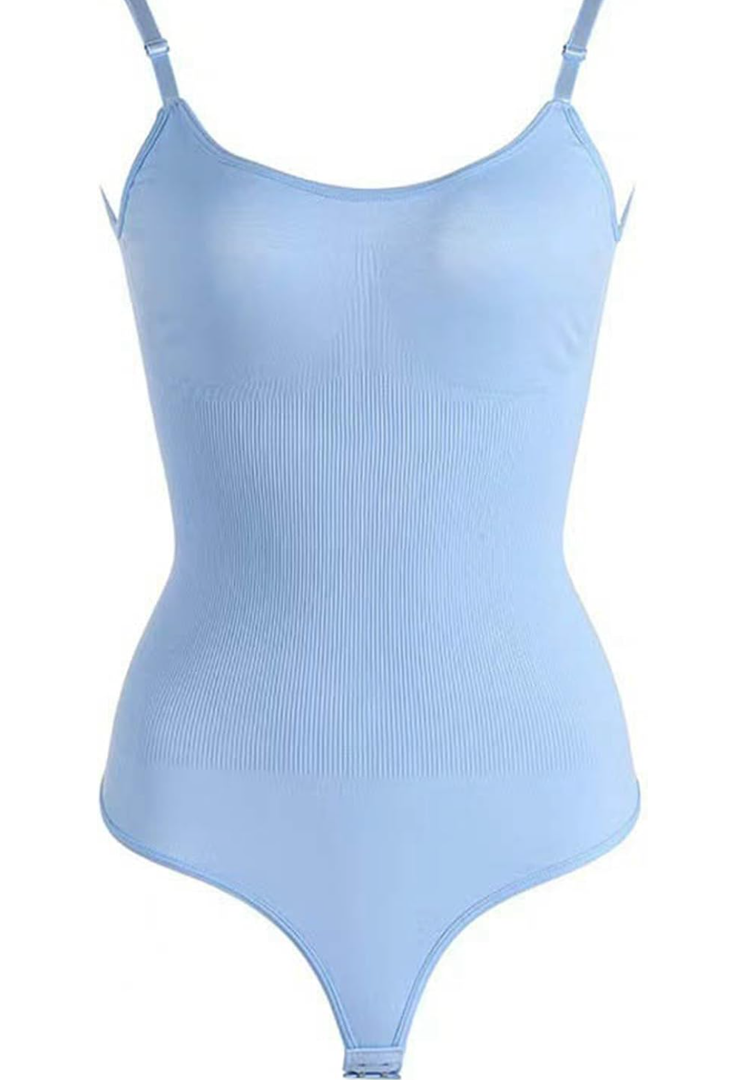 SUUKSESS, Women's Shapewear Bodysuit Tummy Control Body Shaper Seamless Sculpting Snatched Waist Body Suit, XL
