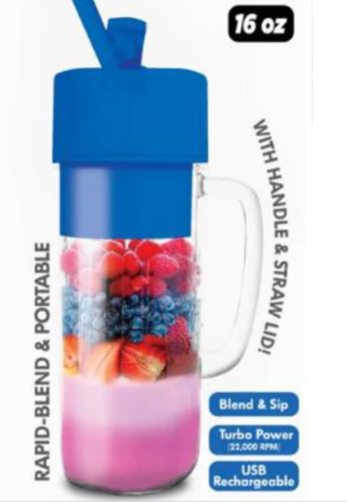 Hy-Impact Better Blender Turbo Power USB Rechargeable 16 Oz