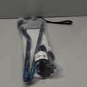 KINGGEAR F1 Walking Stick, Walking Cane for Women & Men with Wrist Strap, Lightweight & Sturdy Offset EVA Handle, Large Quad Base, Self Standing for Seniors and People with Injuries & Recovery (Blue)