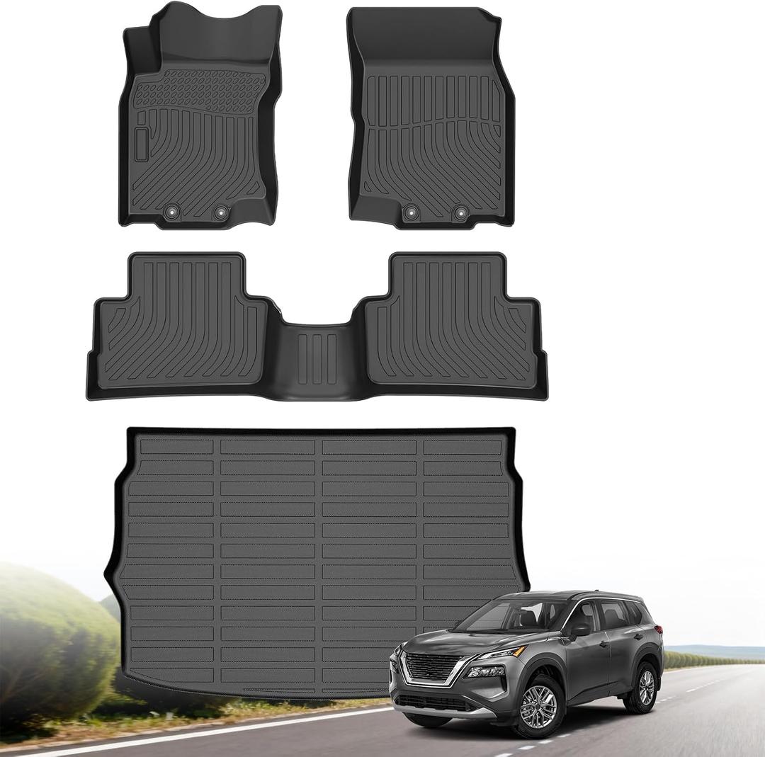Floor Mats for Nissan Rogue Sport 2017-2022 Upper Position Cargo Mat Fit