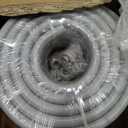 Liquid Tight Conduit 1inch 100FT,Flexible Non-Metallic Liquid Tight Flex Electrical Conduit and Connector Kit with 5 Straight and 3 90-Degree Conduit Connector Fittings